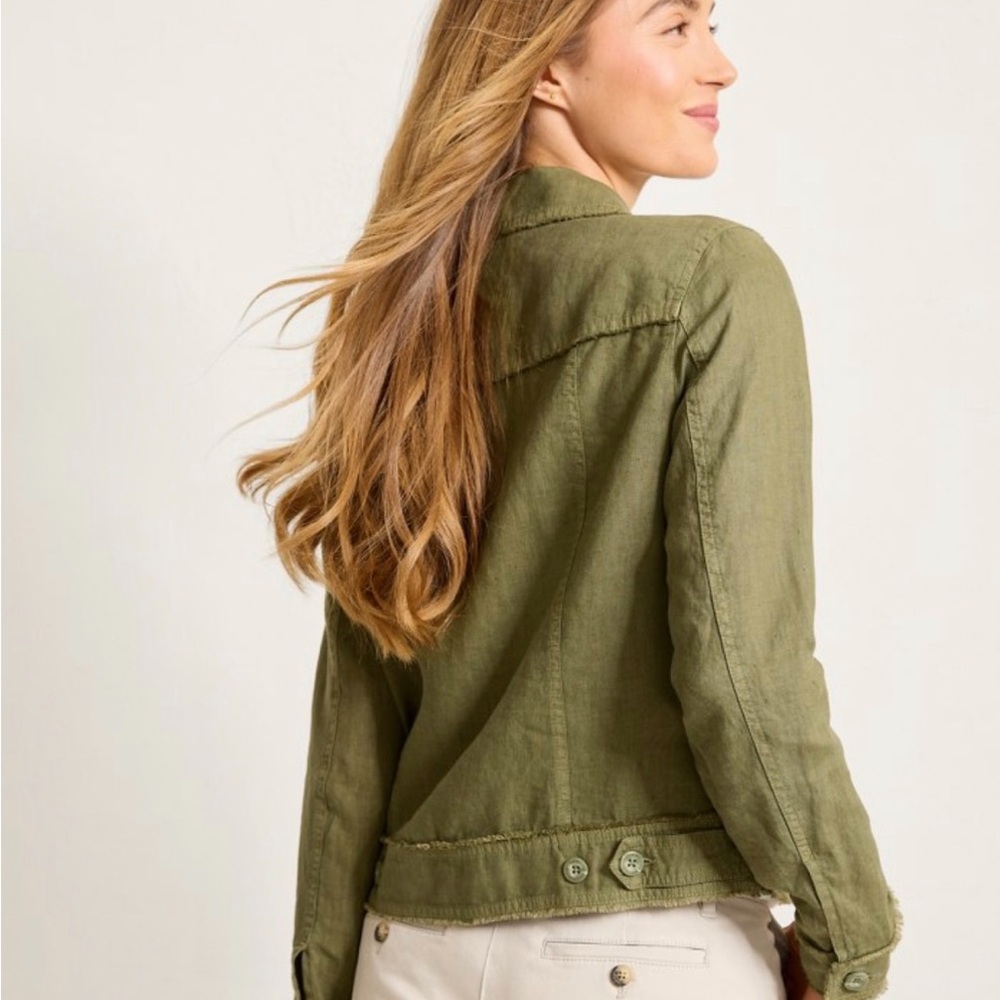 Tommy Bahama Two Palm Raw Edge Point Collar Jacket